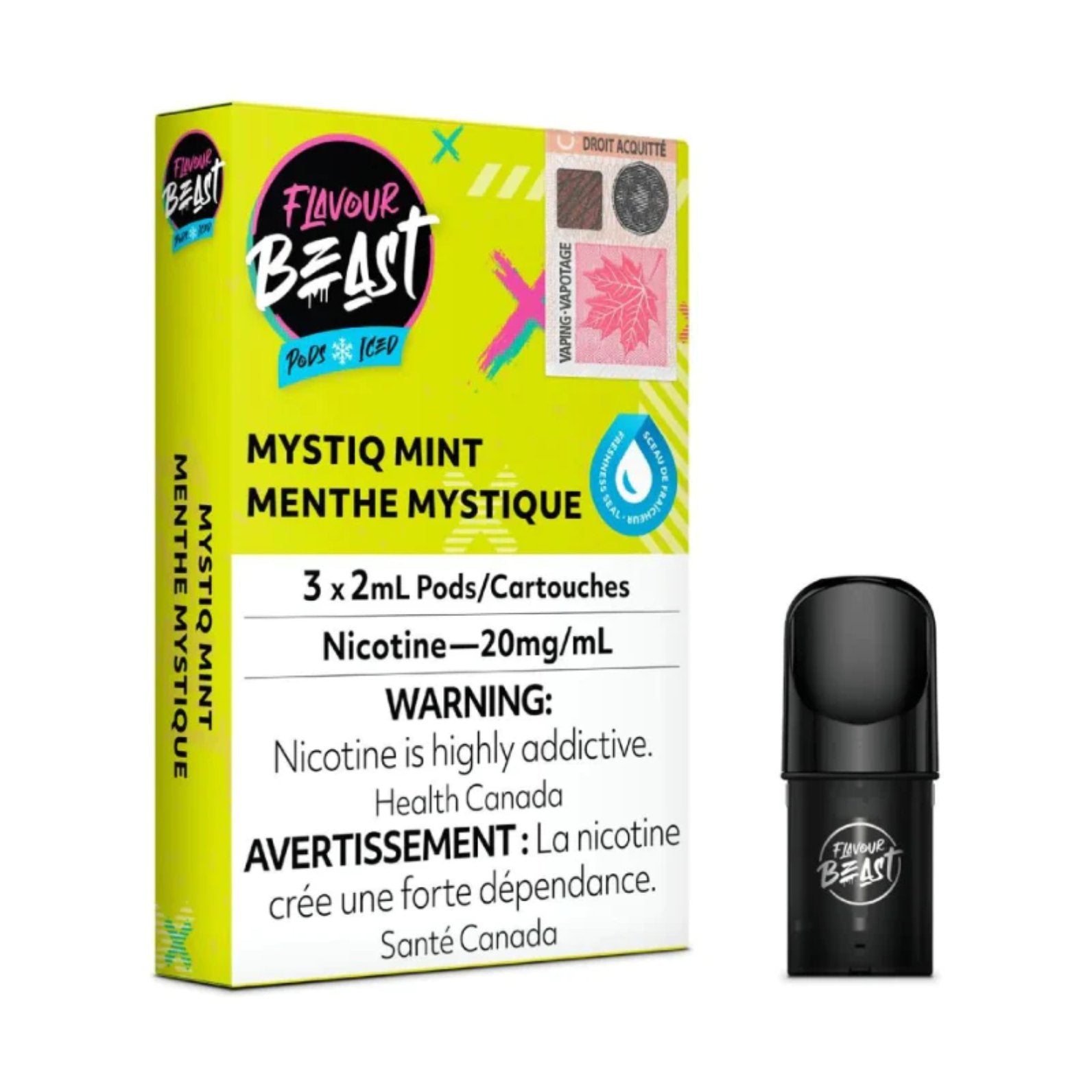 Flavour Beast Pods - Mystiq Mint - Vape Crush