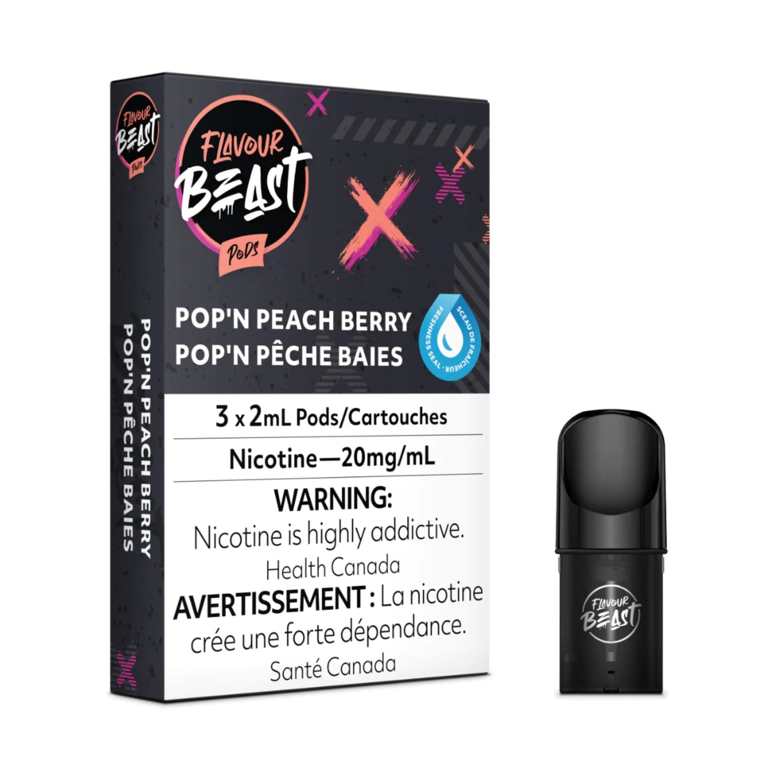 Flavour Beast Pods - Packin' Peach Berry - Vape Crush