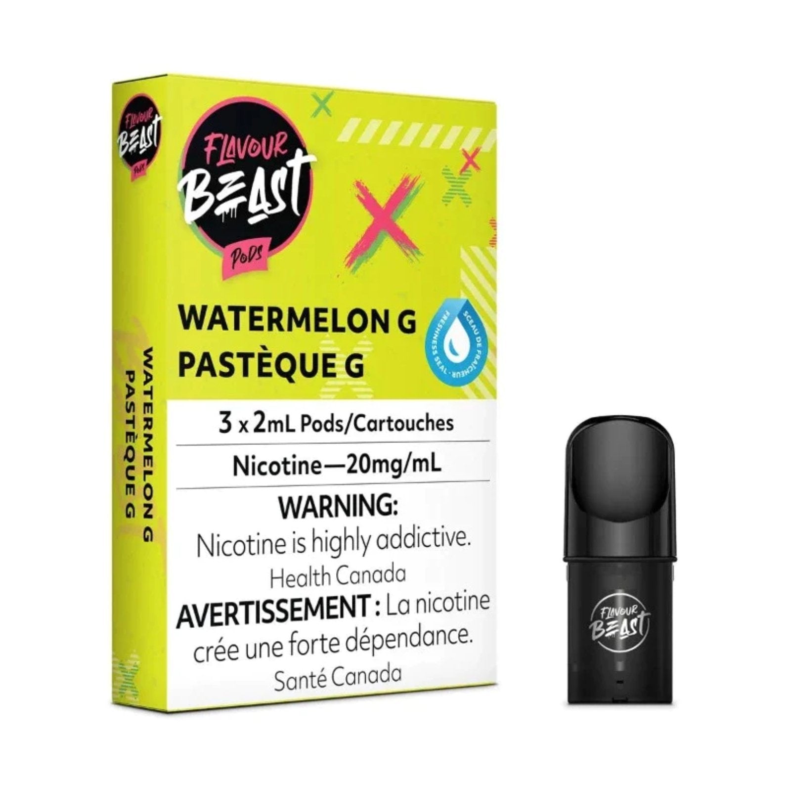 Flavour Beast Pods - Watermelon G - Vape Crush