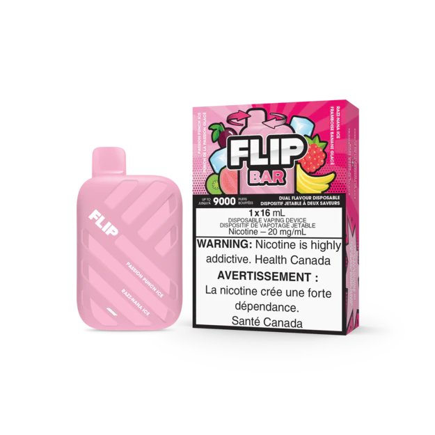 Flip Bar 9000 - Passion Punch Ice & Razz Nana Ice - Vape Crush