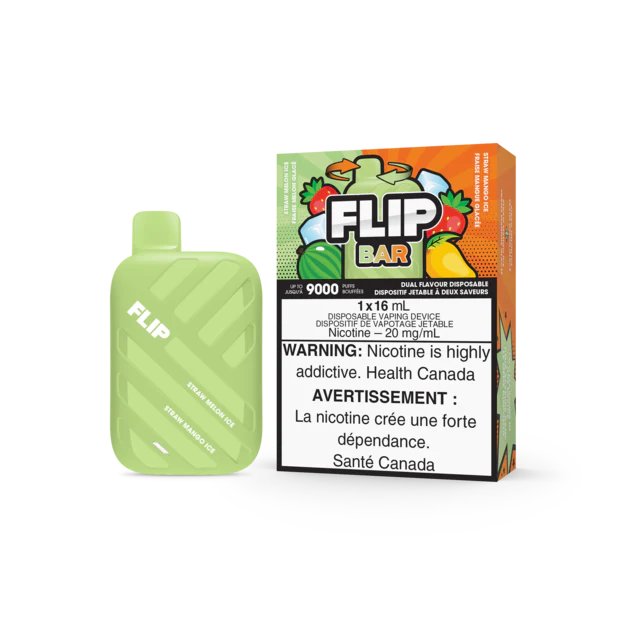 Flip Bar 9000 - Straw Melon Ice & Straw Mango Ice - Vape Crush