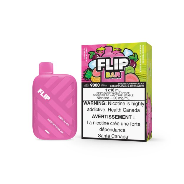 Flip Bar 9000 - Tropical Ice & Passion Punch Ice - Vape Crush