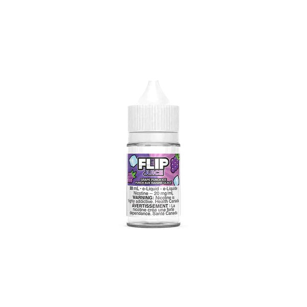 Flip Juice 30ml Salt Nic - Grape Punch Ice - Vape Crush