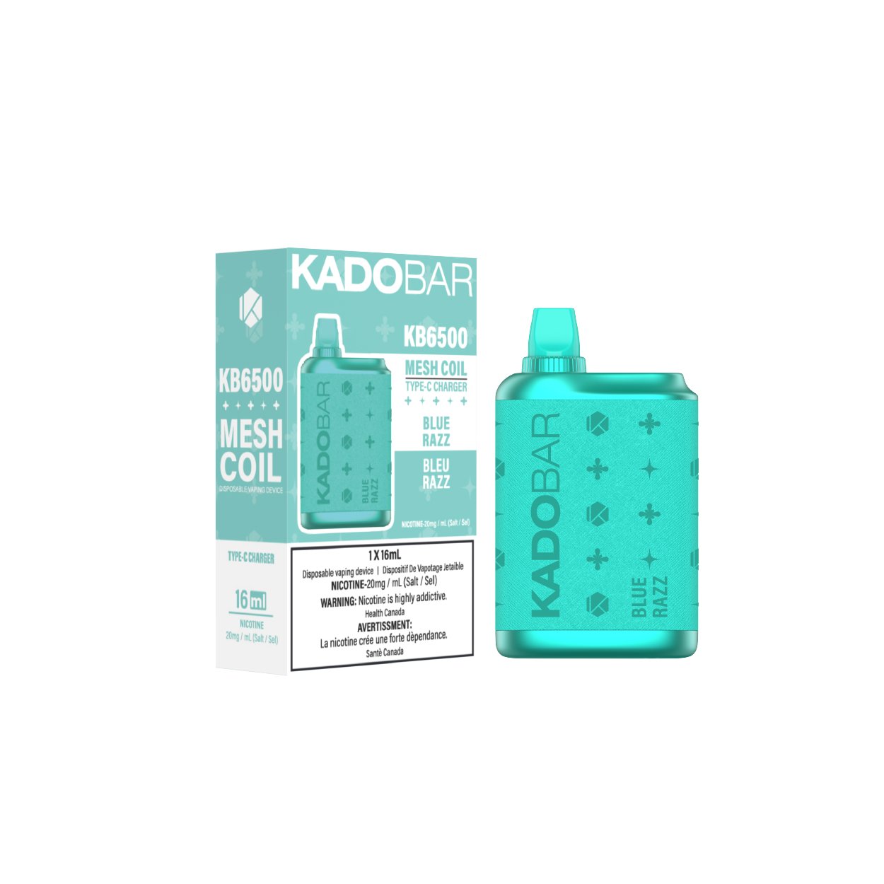 Kadobar 6500 - Blue Razz - Vape Crush