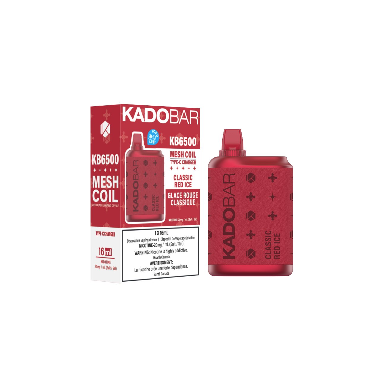 Kadobar 6500 - Classic Red Ice - Vape Crush