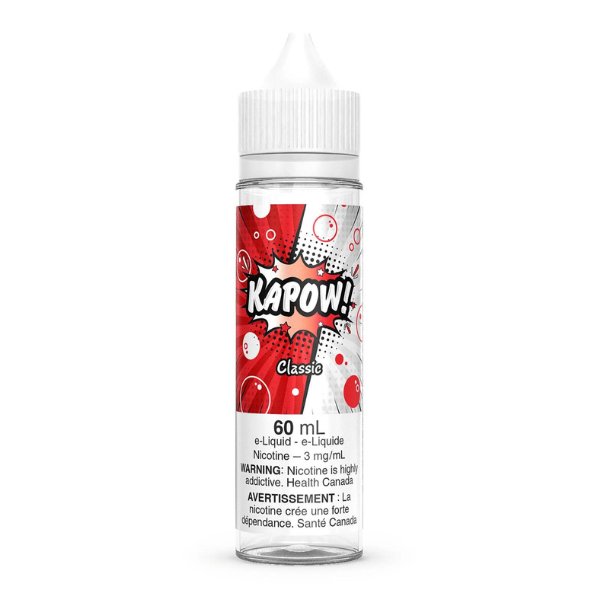 Kapow 60ml Freebase - Classic 0mg - Vape Crush
