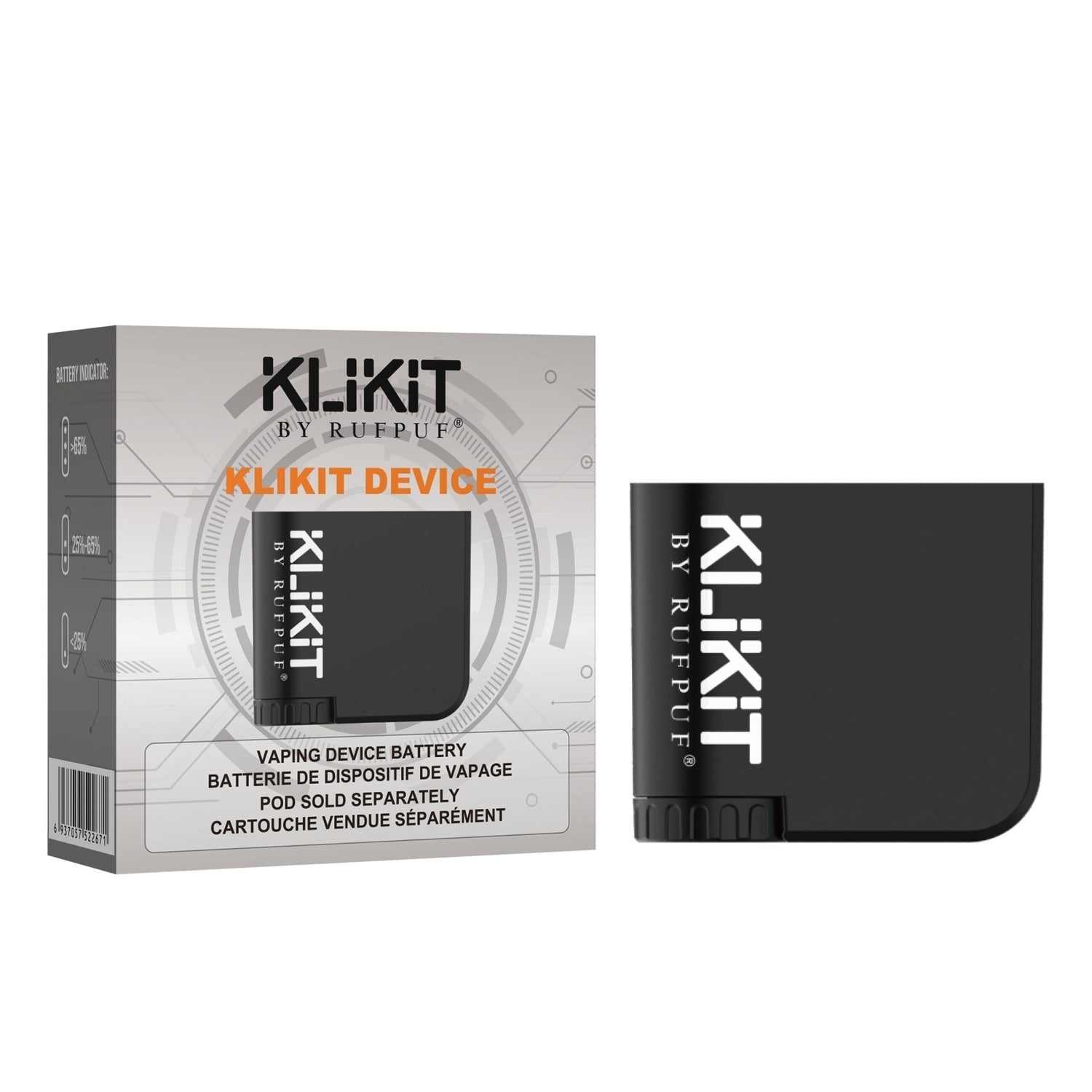 Klik It Device - Black - Vape Crush