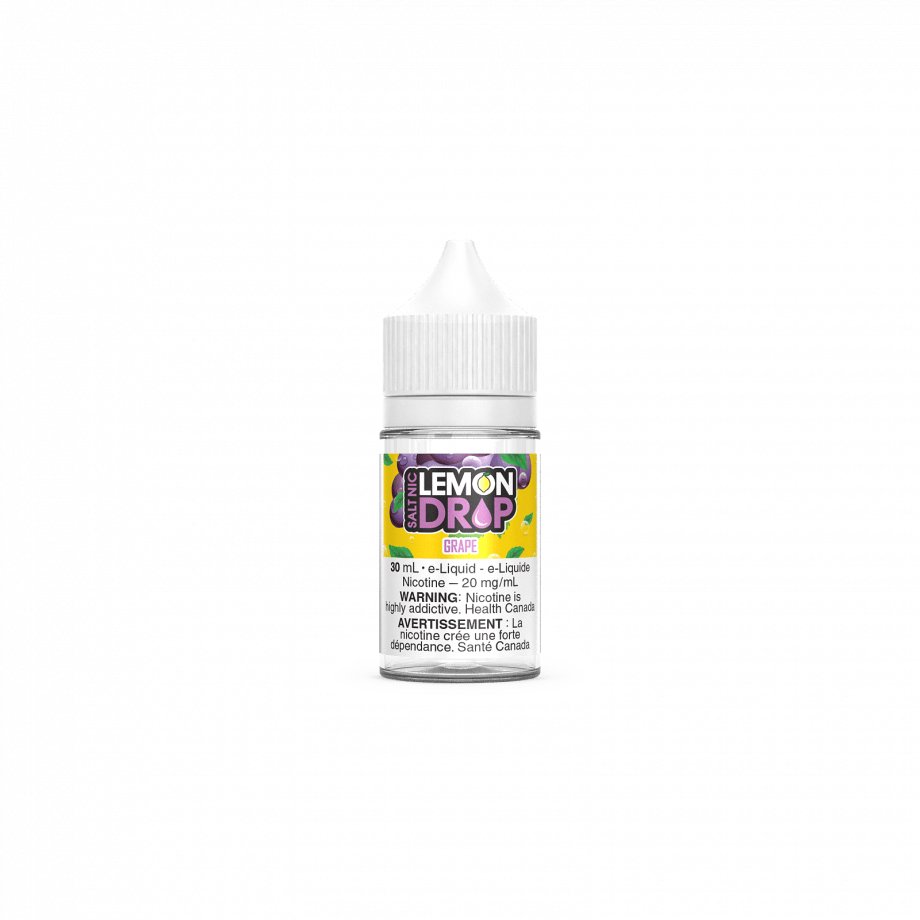 Lemon Drop 30ml Salt Nic - Grape 12mg - Vape Crush