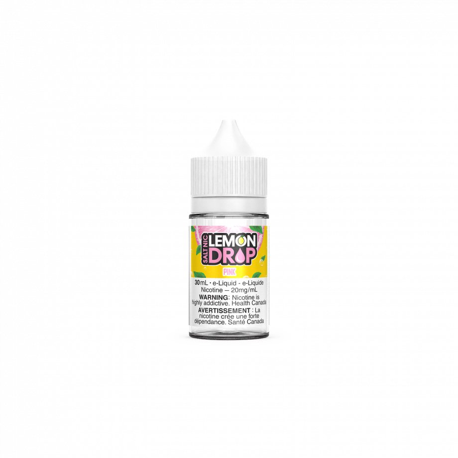 Lemon Drop 30ml Salt Nic - Pink 20mg - Vape Crush
