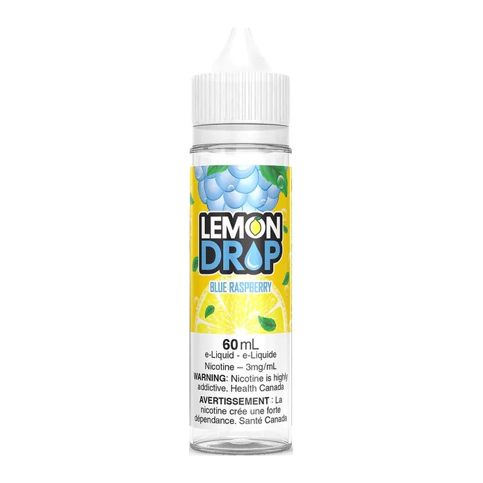 Lemon Drop 60ml Freebase - Blue Raspberry 0mg - Vape Crush