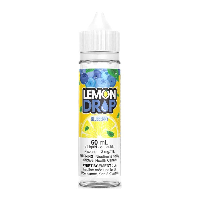 Lemon Drop 60ml Freebase - Blueberry 0mg - Vape Crush