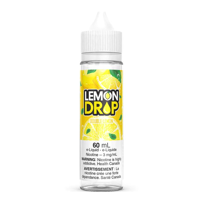 Lemon Drop 60ml Freebase - Double Lemon 0mg - Vape Crush
