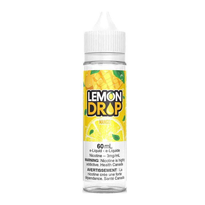 Lemon Drop 60ml Freebase - Mango 0mg - Vape Crush
