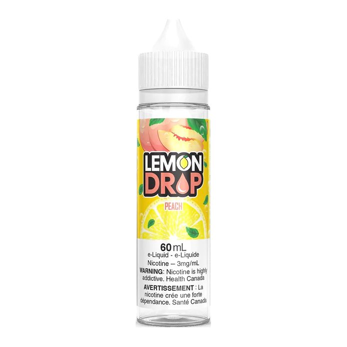 Lemon Drop 60ml Freebase - Peach 0mg - Vape Crush