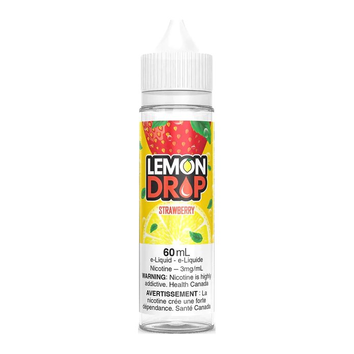 Lemon Drop 60ml Freebase - Strawberry 0mg - Vape Crush