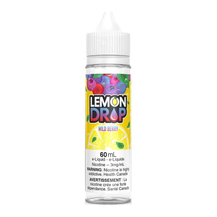 Lemon Drop 60ml Freebase - Wild Berry 0mg - Vape Crush