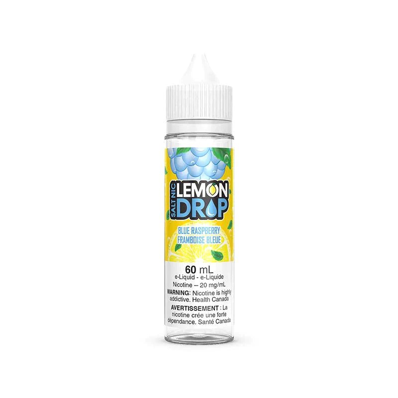 Lemon Drop 60ml Salt Nic - Blue Raspberry 12mg - Vape Crush