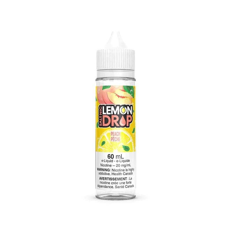 Lemon Drop 60ml Salt Nic - Peach 12mg - Vape Crush