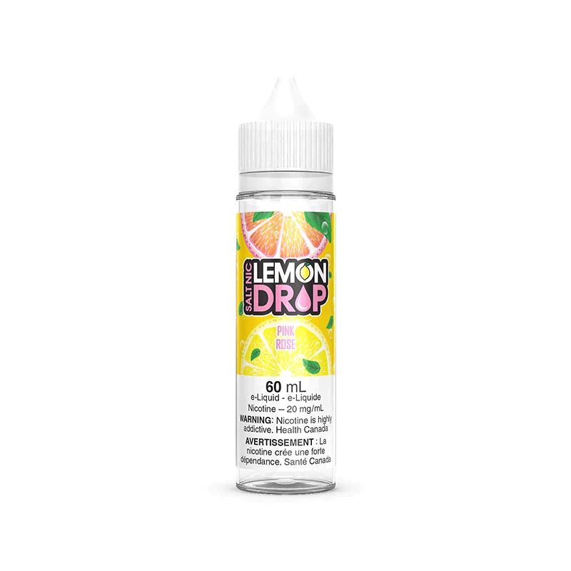 Lemon Drop 60ml Salt Nic - Pink 20mg - Vape Crush