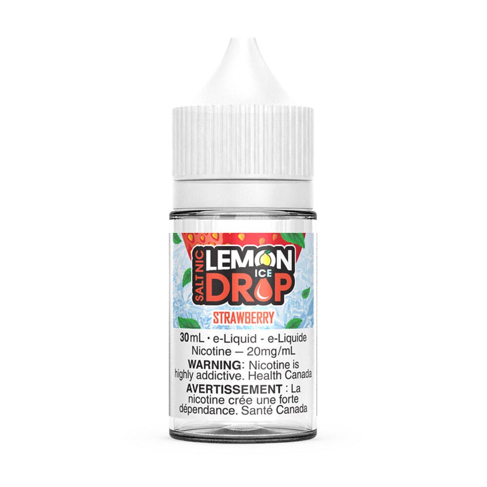 Lemon Drop Ice 30ml Salt Nic - Strawberry 20mg Bold 50 - Vape Crush