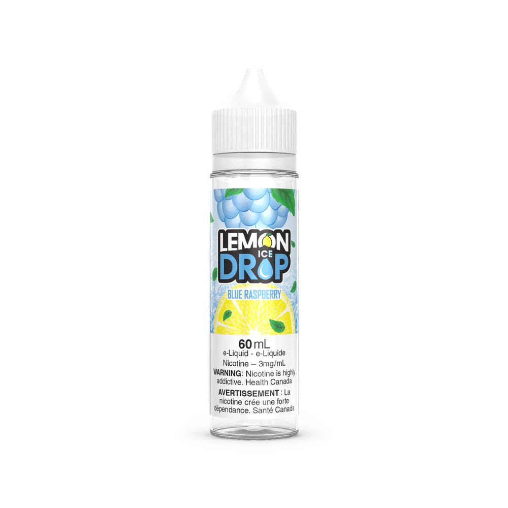 Lemon Drop Ice 60ml Freebase - Blue Raspberry 0mg - Vape Crush