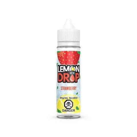 Lemon Drop Ice 60ml Freebase - Strawberry 0mg - Vape Crush