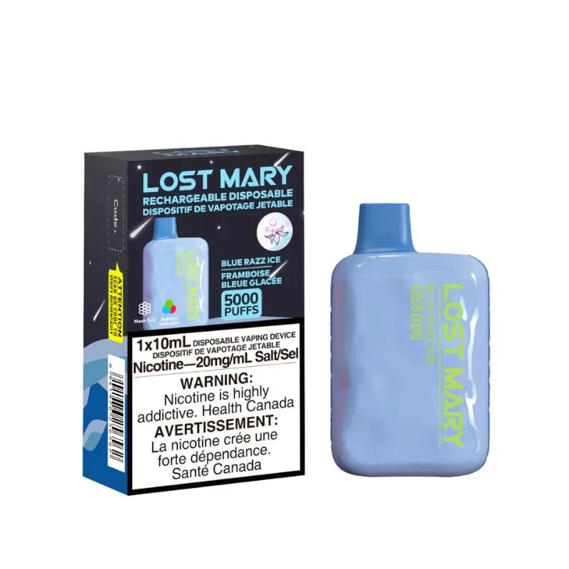 Lost Mary 5K - Blue Razz Ice - Vape Crush