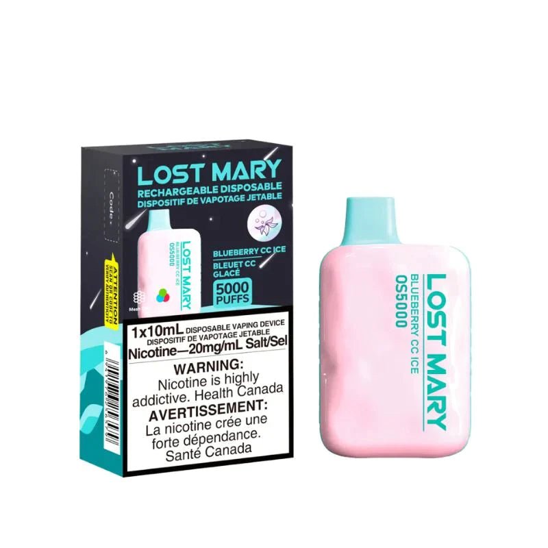 Lost Mary 5K - Blueberry CC Ice - Vape Crush