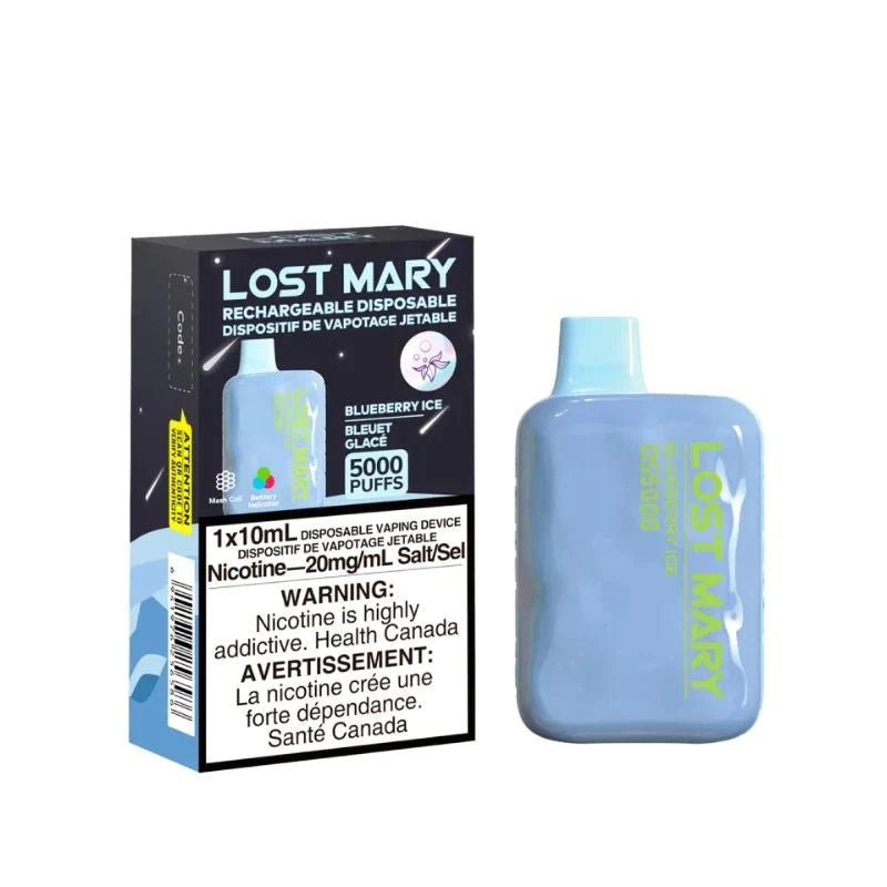 Lost Mary 5K - Blueberry Ice - Vape Crush