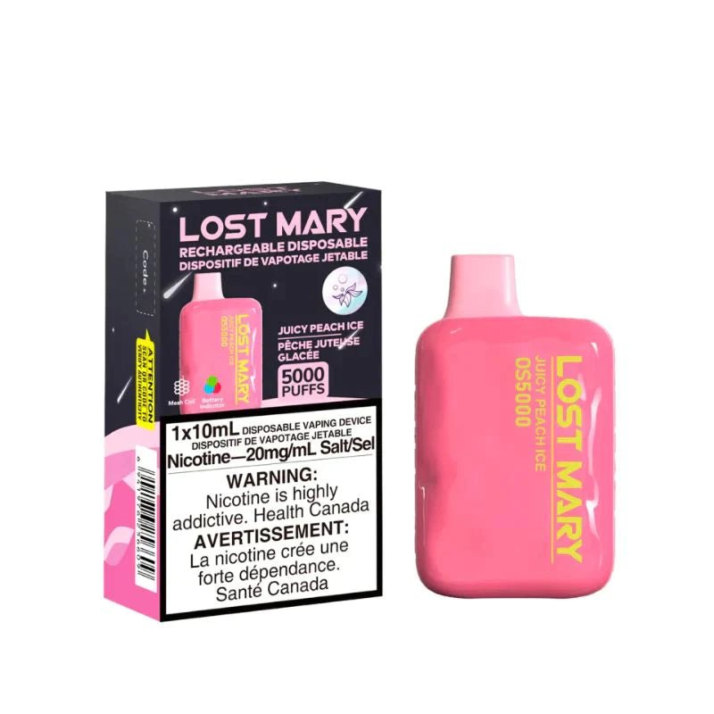 Lost Mary 5K - Juicy Peach Ice - Vape Crush