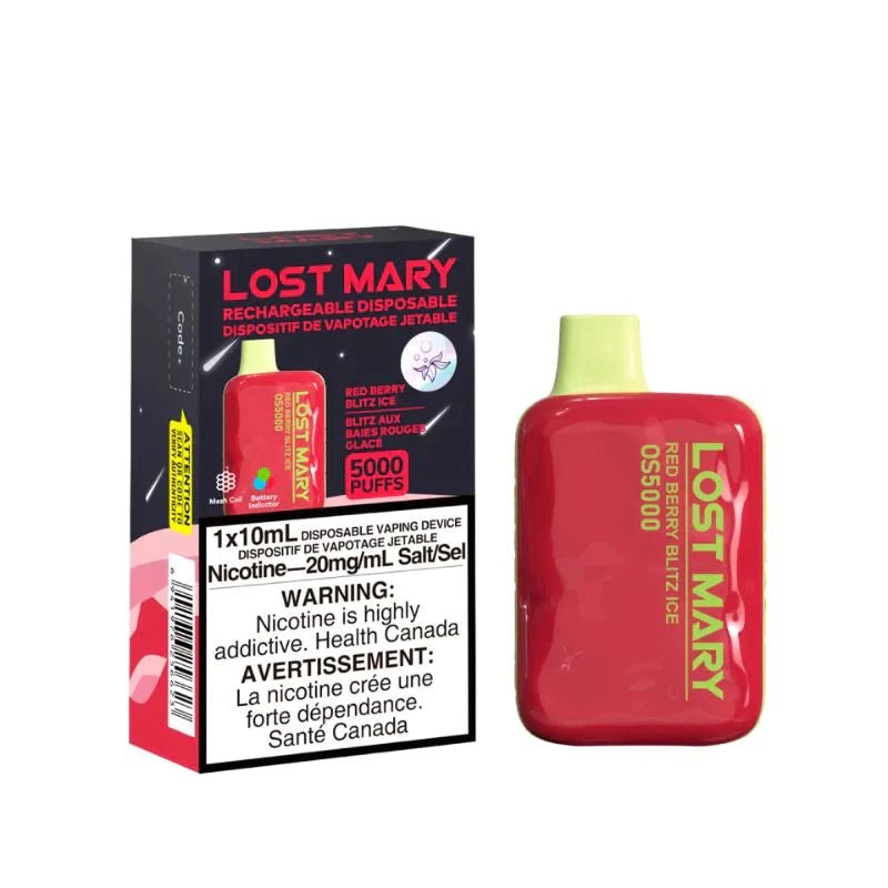 Lost Mary 5K - Red Berry Blitz Ice - Vape Crush