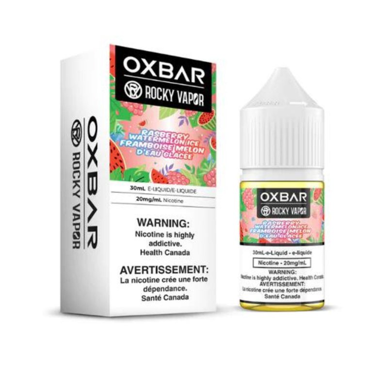 Oxbar 30ml Salt Nic - Raspberry Watermelon Ice 20mg - Vape Crush