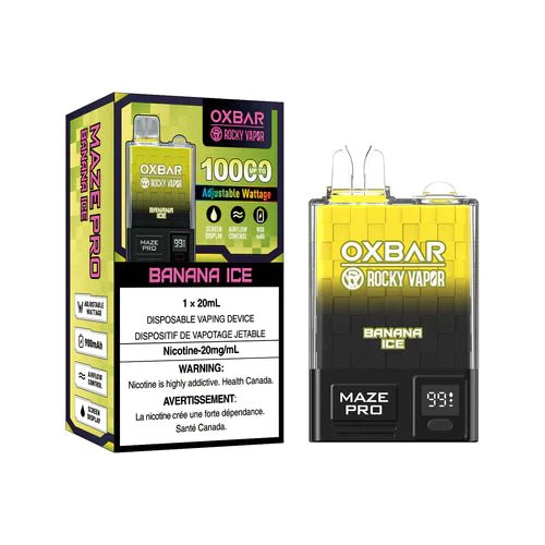 Oxbar Maze Pro 10000 - Banana Ice - Vape Crush