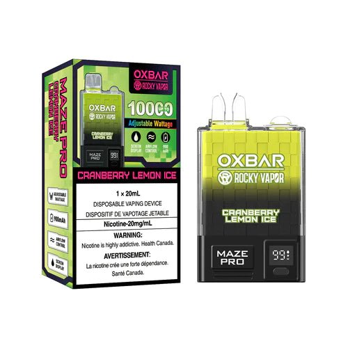 Oxbar Maze Pro 10000 - Cranberry Lemon Ice - Vape Crush