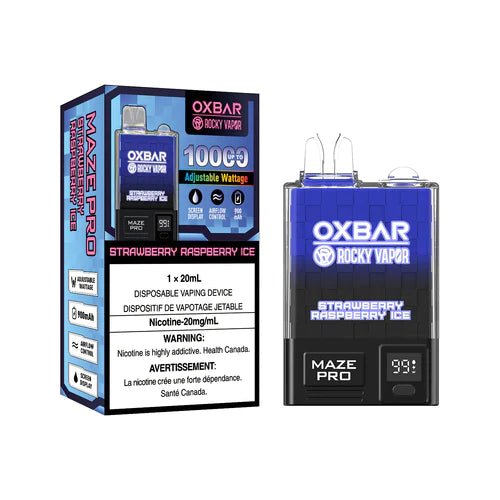 Oxbar Maze Pro 10000 - Strawberry Raspberry Ice - Vape Crush