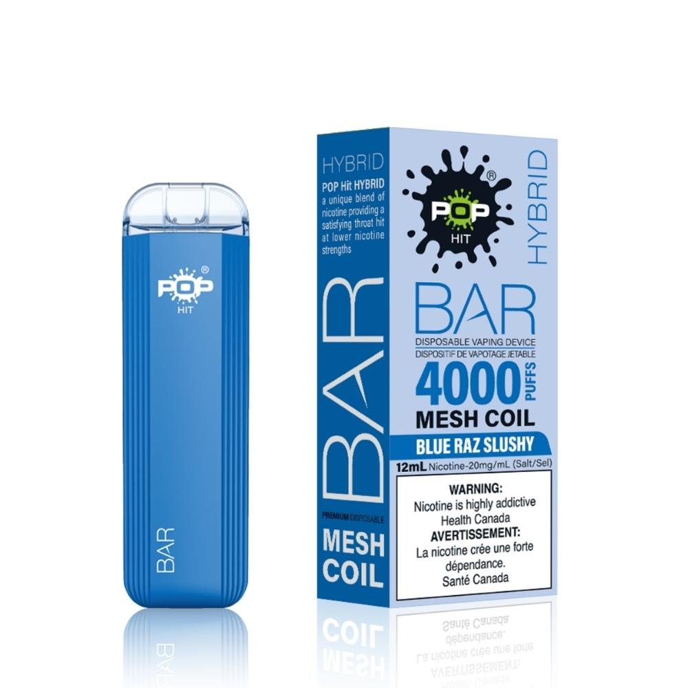 Pop Bar 4000 - Blue Raz Slushy - Vape Crush