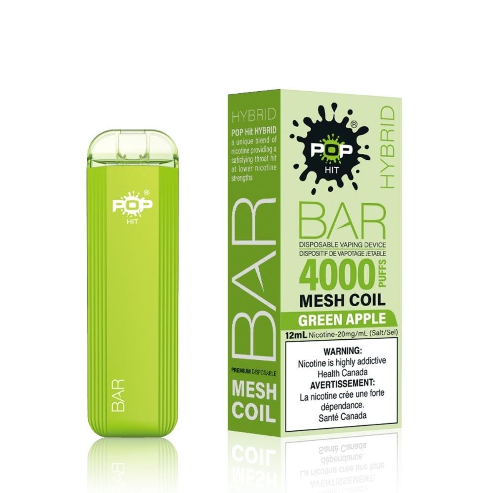 Pop Bar 4000 - Green Apple - Vape Crush