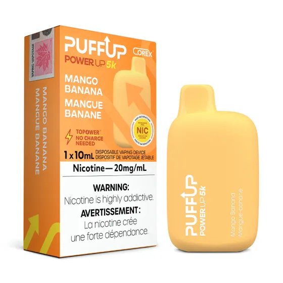 PuffUP Power Up 5K - Mango Banana - Vape Crush