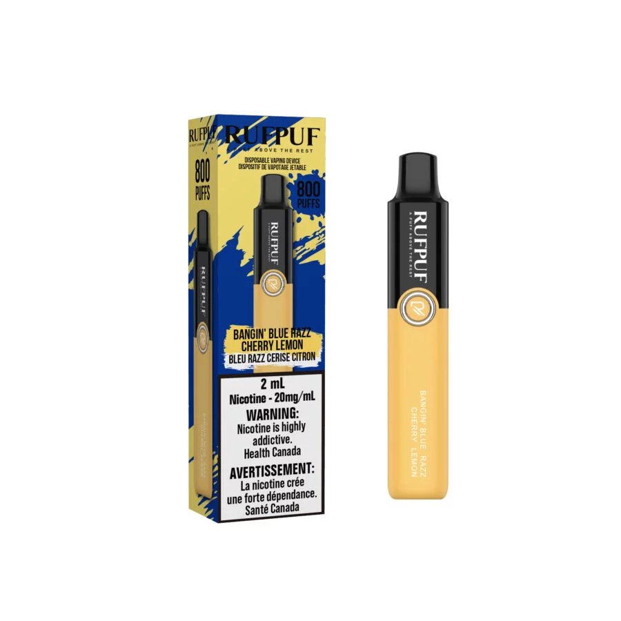 Rufpuf 800 - Bangin' Blue Razz Cherry Lemon - Vape Crush