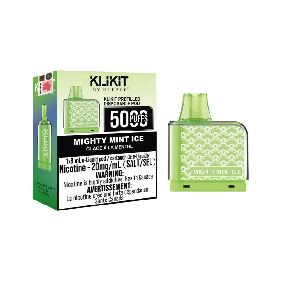 Rufpuf Klikit 5000 Pods - Mighty Mint Ice - Vape Crush