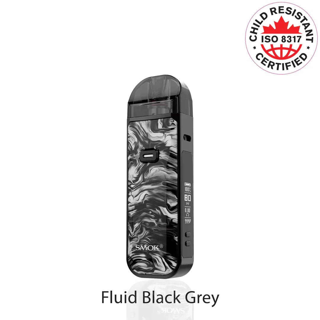 Smok Nord 5 Pod Kit [CRC] - Fluid Black Grey - Vape Crush