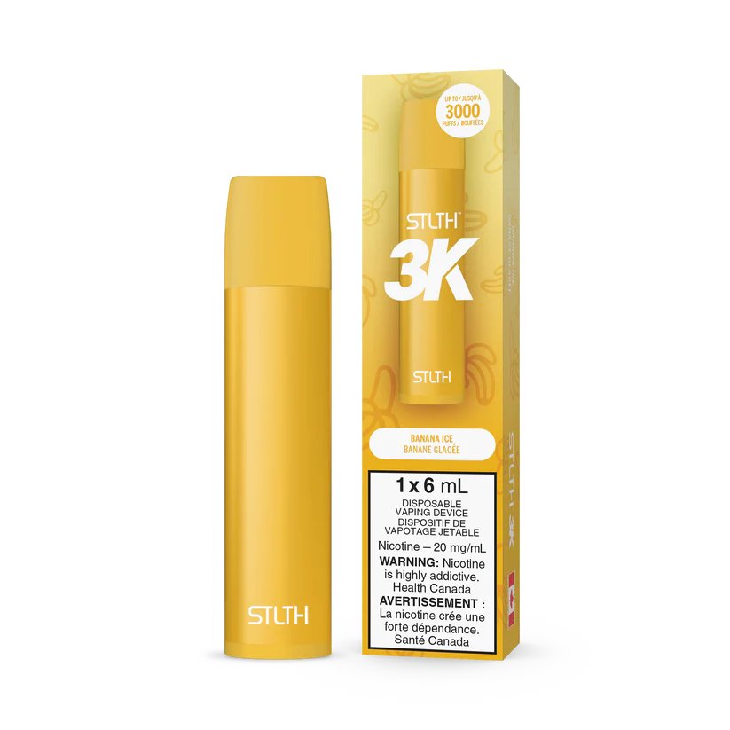 STLTH 3K Disposable - Banana Ice - Vape Crush