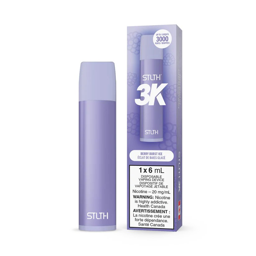 STLTH 3K Disposable - Berry Burst Ice - Vape Crush