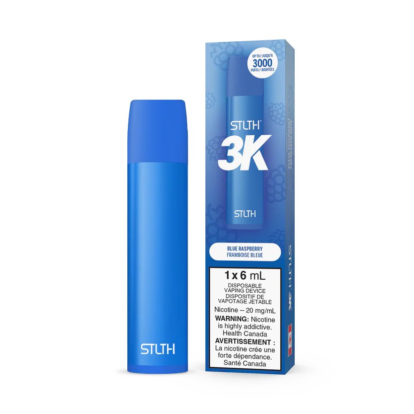 STLTH 3K Disposable - Blue Raspberry - Vape Crush