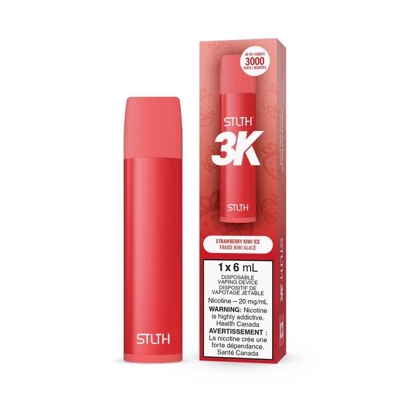 STLTH 3K Disposable - Strawberry Kiwi Ice - Vape Crush