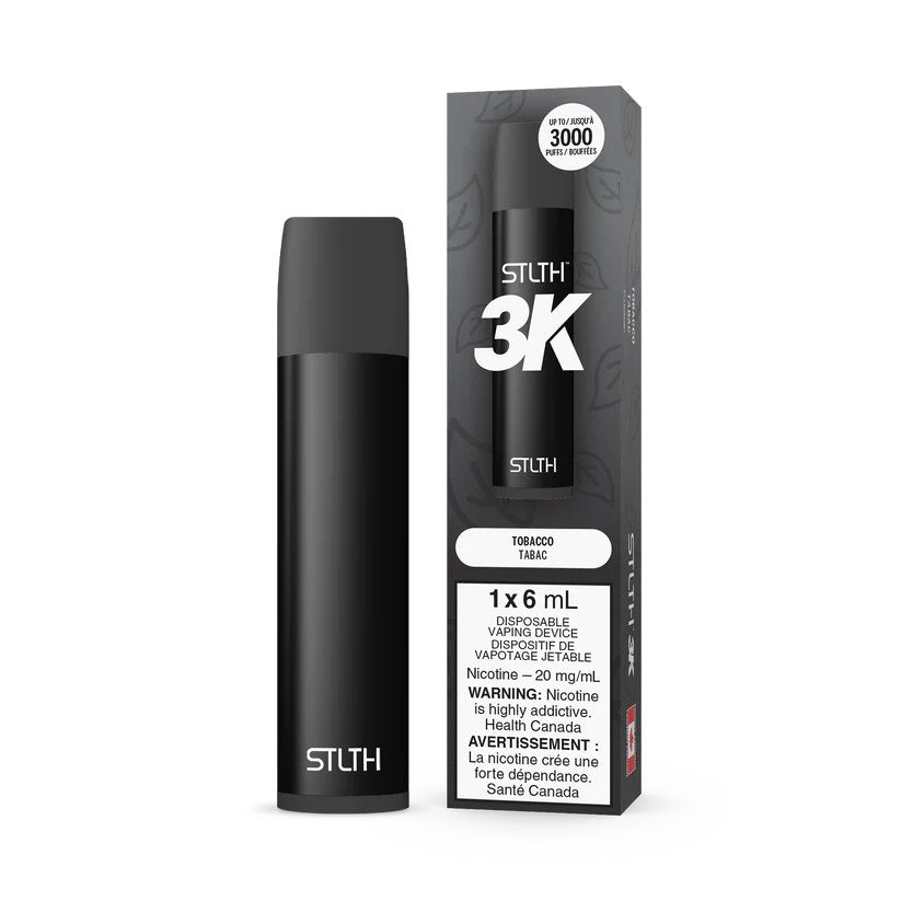 STLTH 3K Disposable - Tobacco - Vape Crush