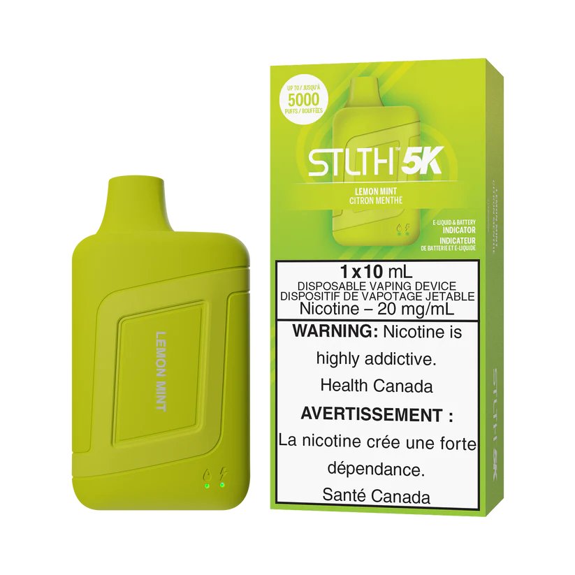 STLTH 5K - Lemon Mint - Vape Crush