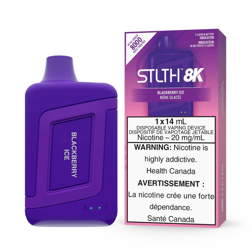 STLTH 8K - Blackberry Ice - Vape Crush