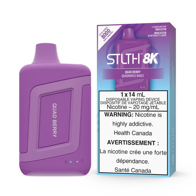 STLTH 8K - Quad Berry - Vape Crush