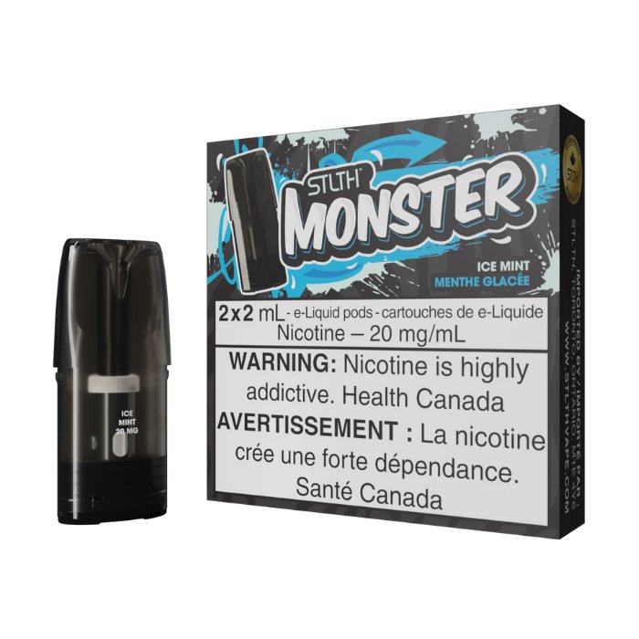 STLTH Monster Pods - Ice Mint 20mg - Vape Crush